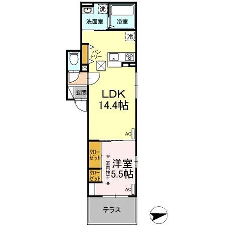 アリビオの物件間取画像